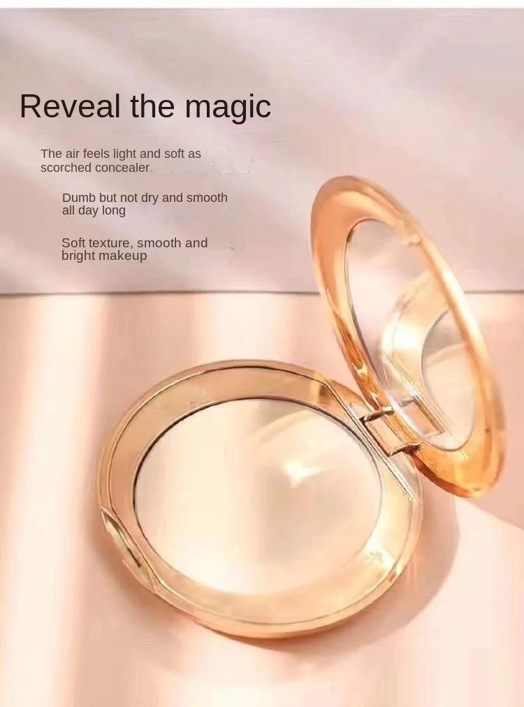 Mini puder utrwalający,wodoodporny,wybielający pory.