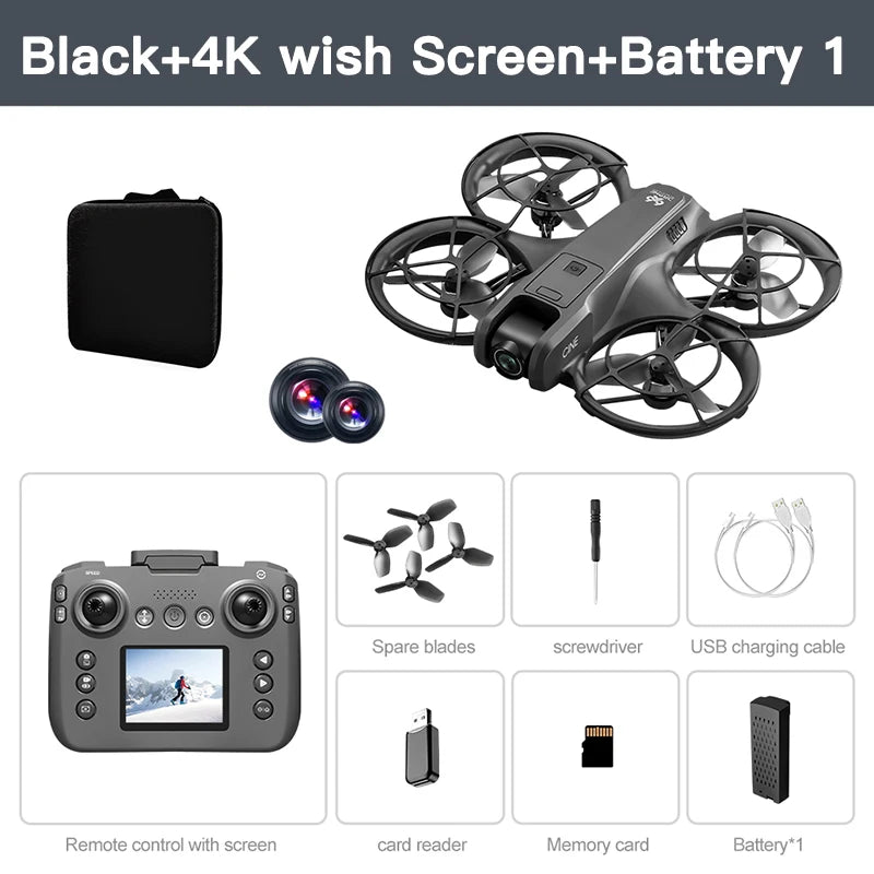 Xiaomi Mjia MINI V666 Drone 4K Profesjonalny WIFI 5G Dron z funkcją omijania przeszkód Bezszczotkowy Tryb bezgłowicowy RC Quadcopter Zabawki
