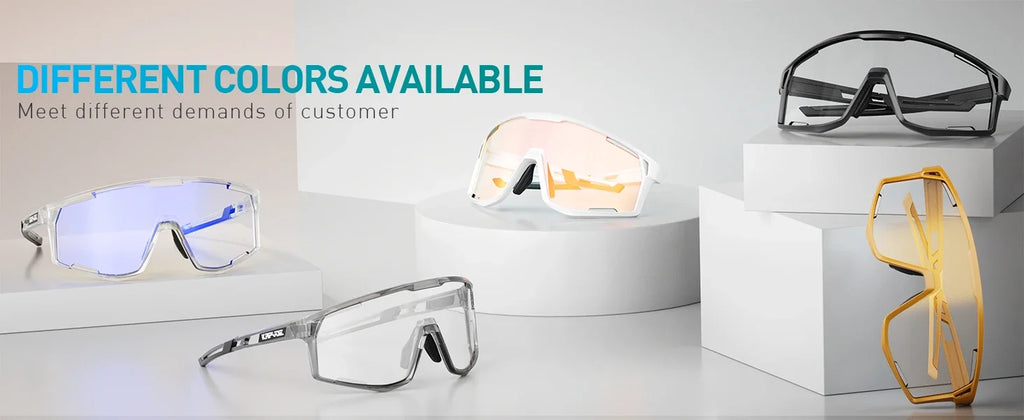 Okulary rowerowe KAPVOE fotochromowe UV400. Szosowe.