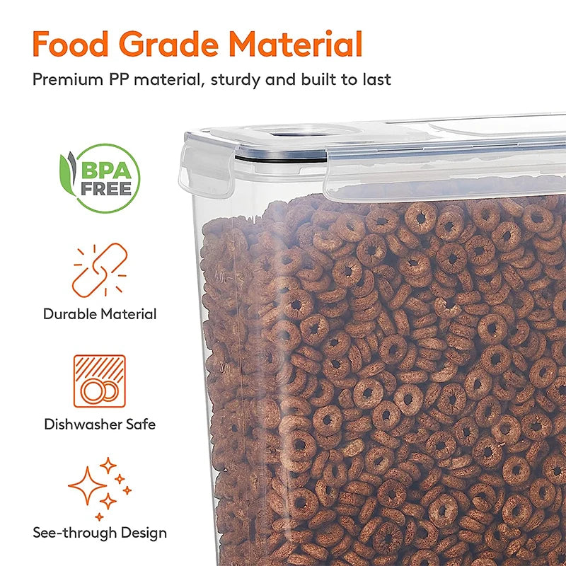 Pojemniki do przechowywania produktów sypkich i  innych