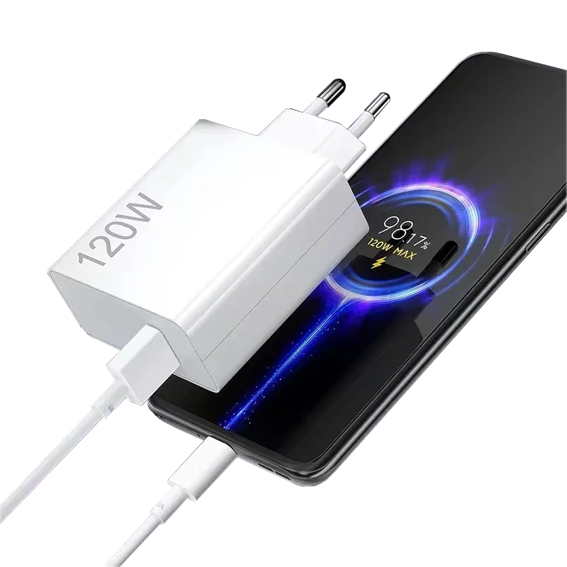 Originálny Turbo Fast Charge 120W EU/US Hypercharge adaptér pre Xiaomi Redmi Note.