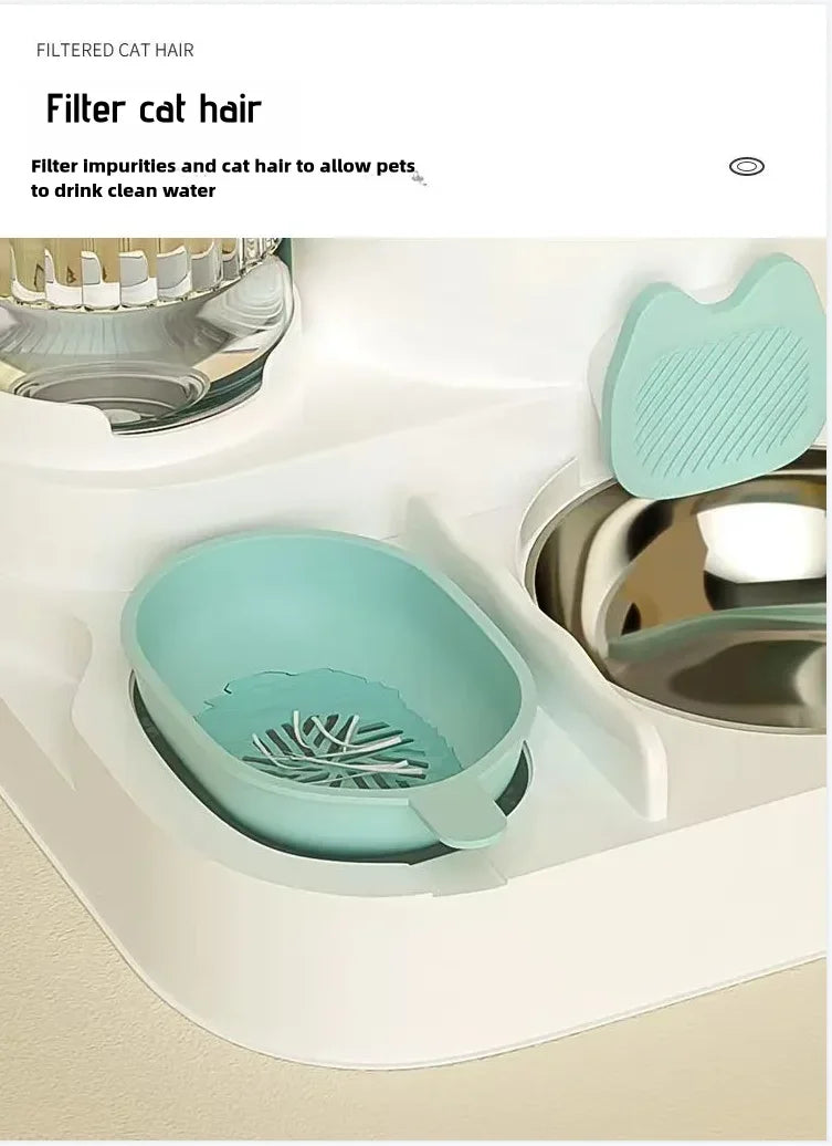 Automatyczny podajnik karmy dla kotów, psów, zwierząt domowych.