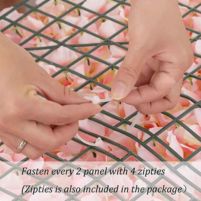 Jedwabne róże 3D Tło ,  Dekoracja ślubna,do dekoracji wnętrz.