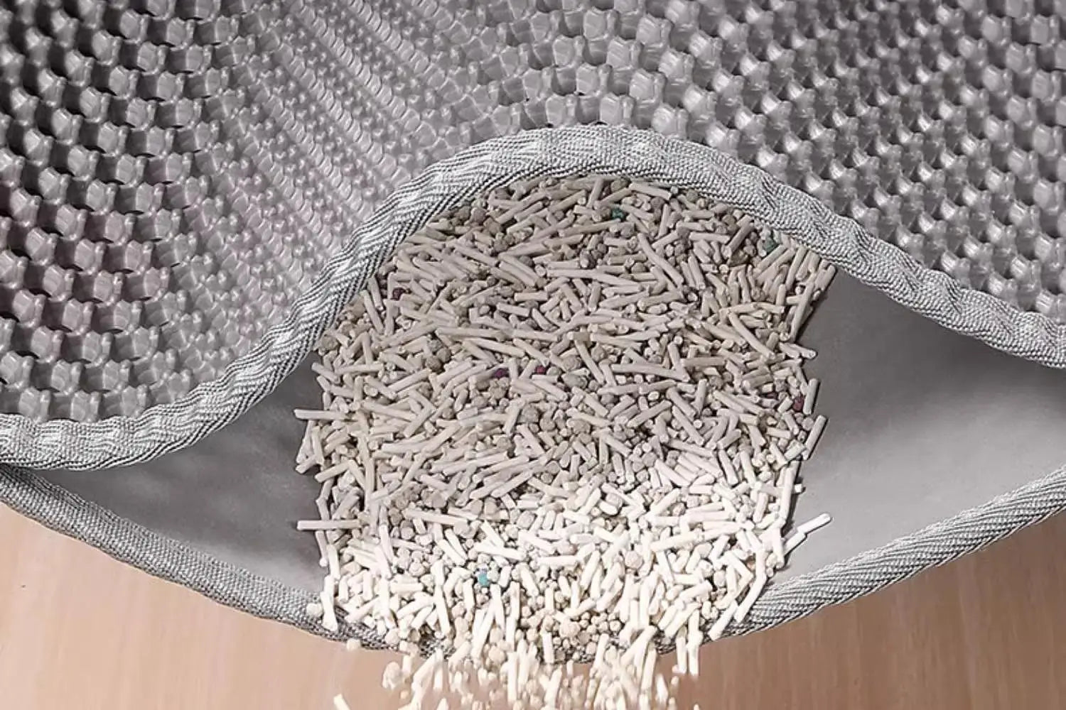 Bardzo duża mata pod kuwetę dla kota, antypoślizgowa