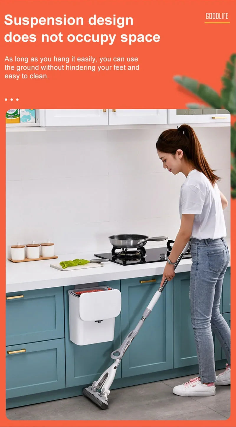 Nástenný odpadkový kôš Odpadkový kôš z kuchyne Odpadkový kôš z kúpeľne s vekom