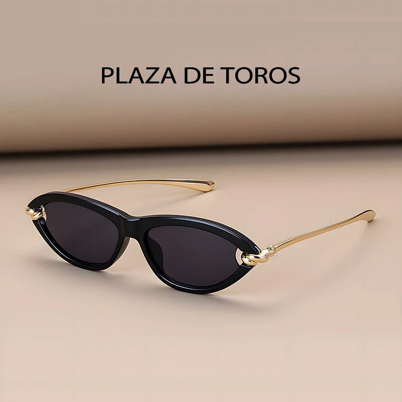 Modne luksusowe damskie okulary cat eye  UV400.