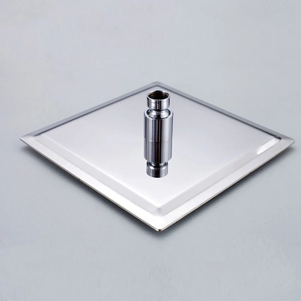 Štvorcová sprchová hlavica z nehrdzavejúcej ocele