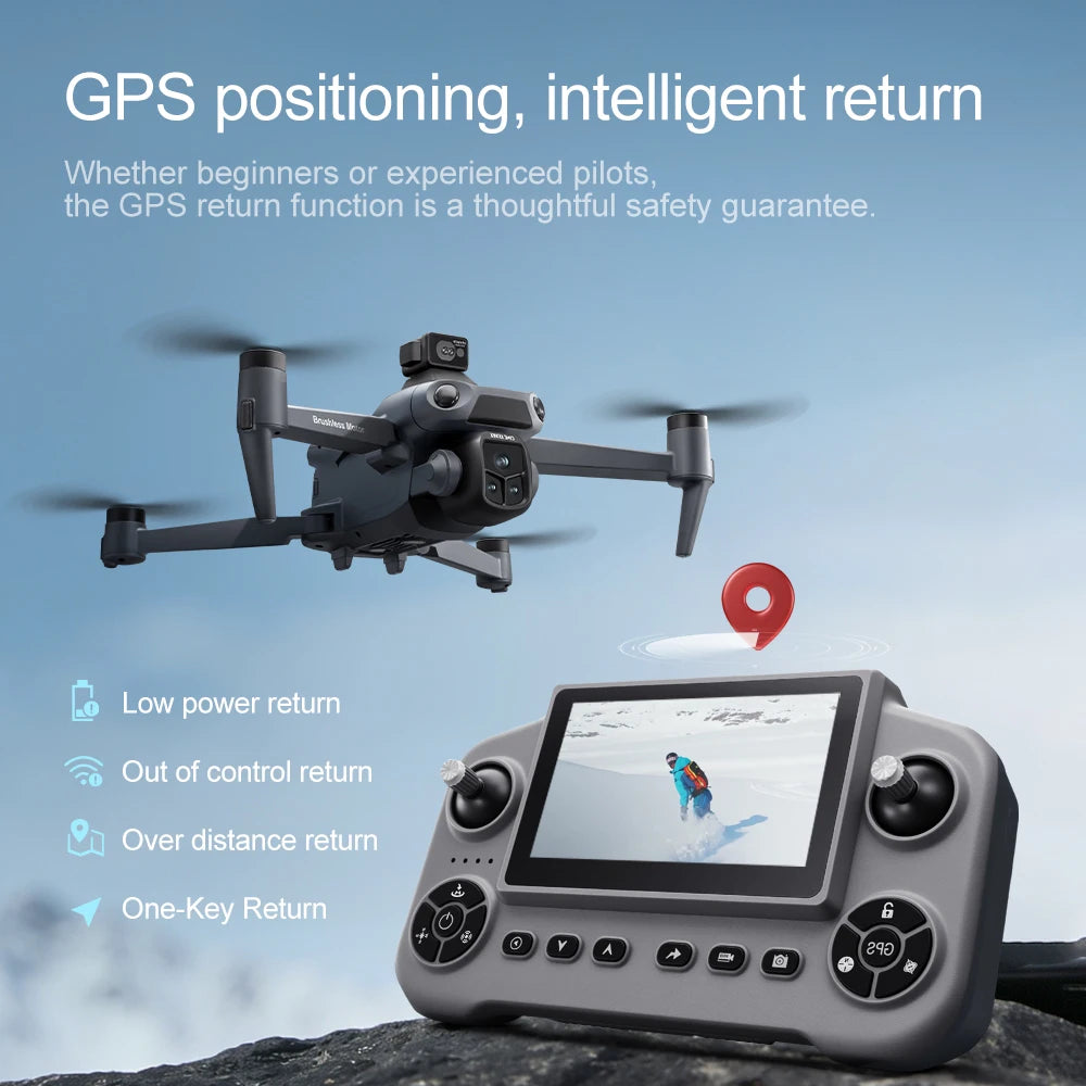Xiaomi Mijia V918 3S Dron GPS 8K Profesjonalna kamera lotnicza FPV RC Składany.