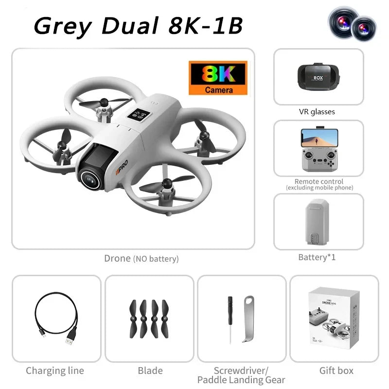 I1pro Drone Profesjonalna kamera 8k Drone 5g Wifi Fpv Uav z ekranem Pilot zdalnego sterowania Rc Dron Unikanie Quadcopter powietrzny
