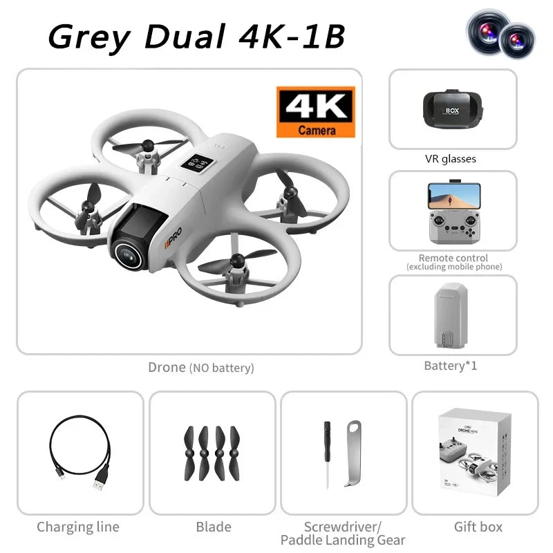 I1pro Drone Profesjonalna kamera 8k Drone 5g Wifi Fpv Uav z ekranem Pilot zdalnego sterowania Rc Dron Unikanie Quadcopter powietrzny
