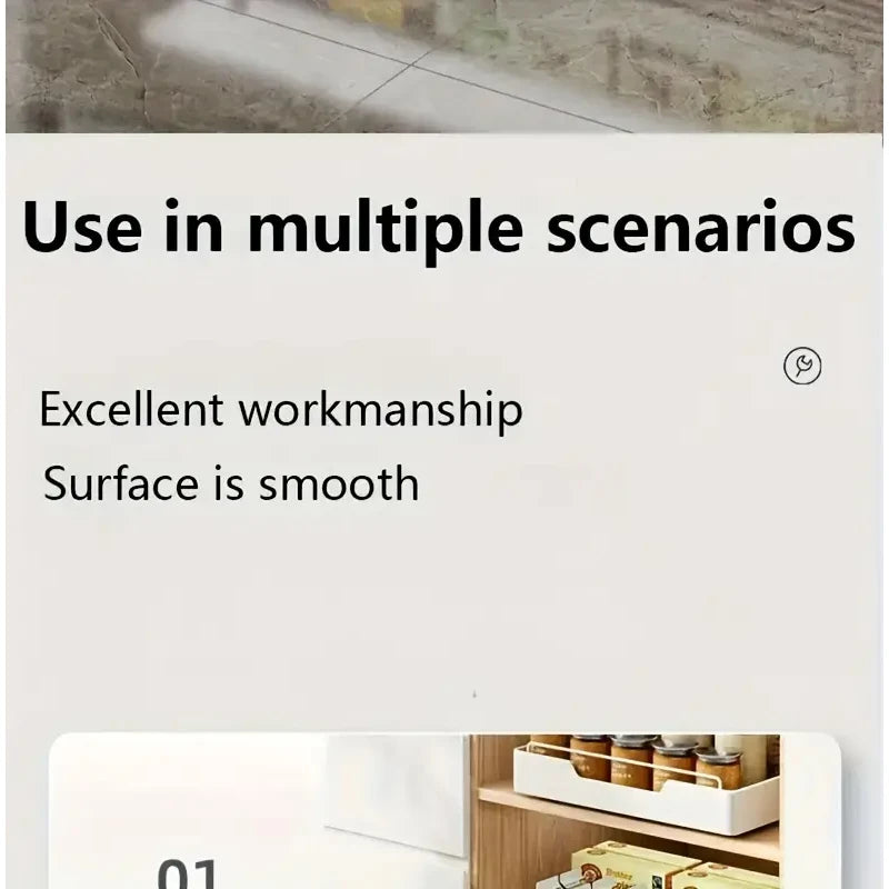 Nowy regał kuchenny z prowadnicami, szuflada kuchenna