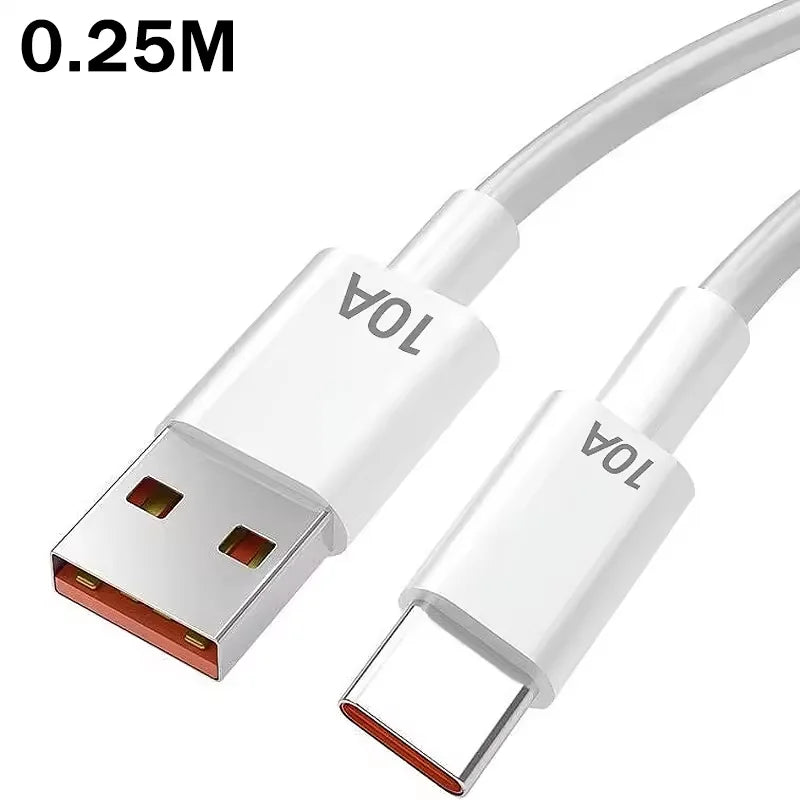 5 v 1 GaN USB C nabíjačka, 240W rýchlonabíjací adaptér, 10A kábel USB-C, 3PD 2USB QC3.0 nabíjačka pre iPhone 16, Samsung a Xiaomi