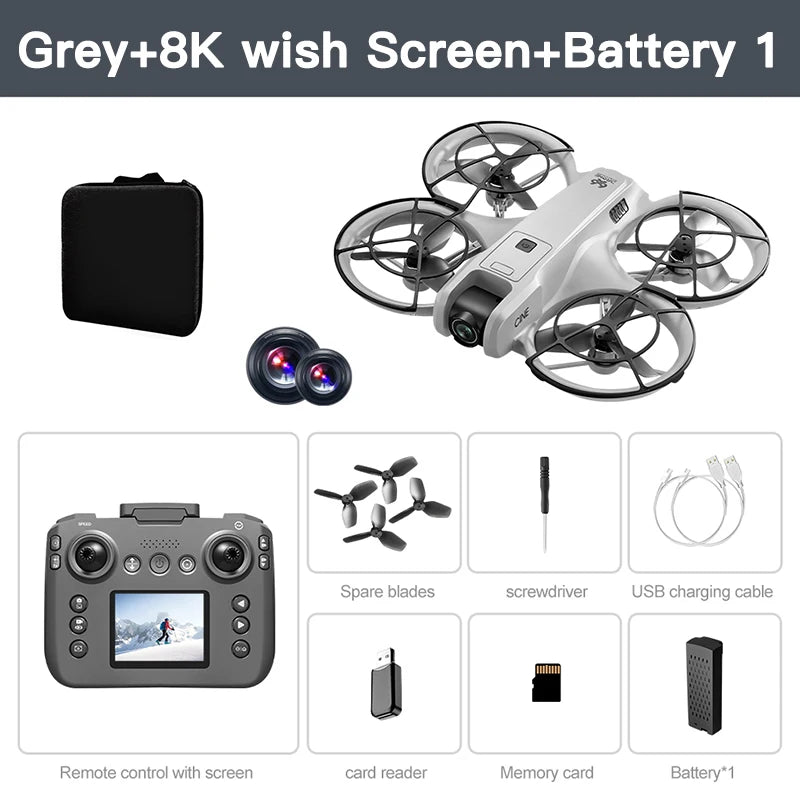 Xiaomi Mjia MINI V666 Drone 4K Profesjonalny WIFI 5G Dron z funkcją omijania przeszkód Bezszczotkowy Tryb bezgłowicowy RC Quadcopter Zabawki