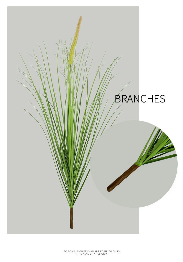 Nowe sztuczne rośliny 98 cm, 2 sztuki, zielona trawa