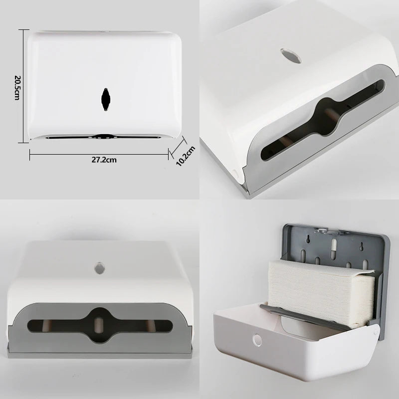 Neperforovaný dávkovač vreckoviek. Krabička na papierové vreckovky.