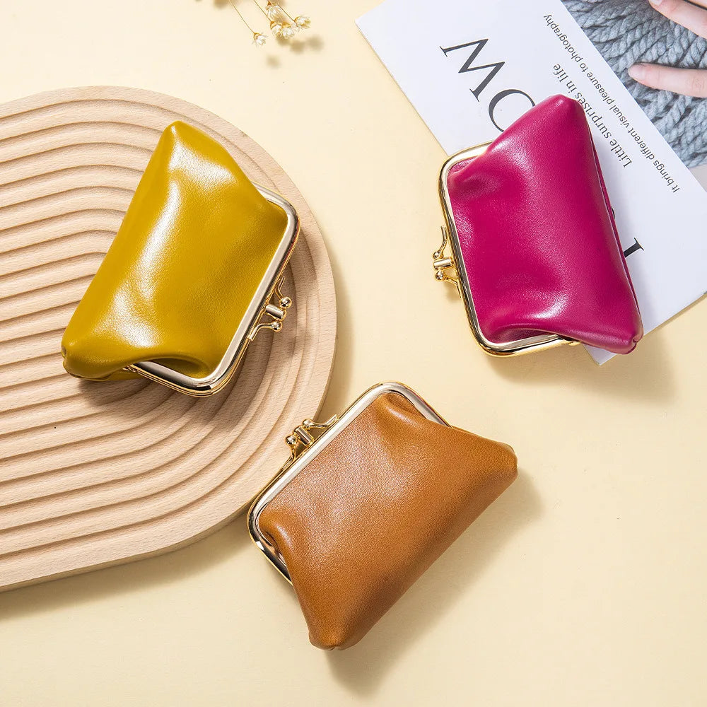 Portmonetka dla kobiety ze skóry w stylu retro ,monety, karty, klucze