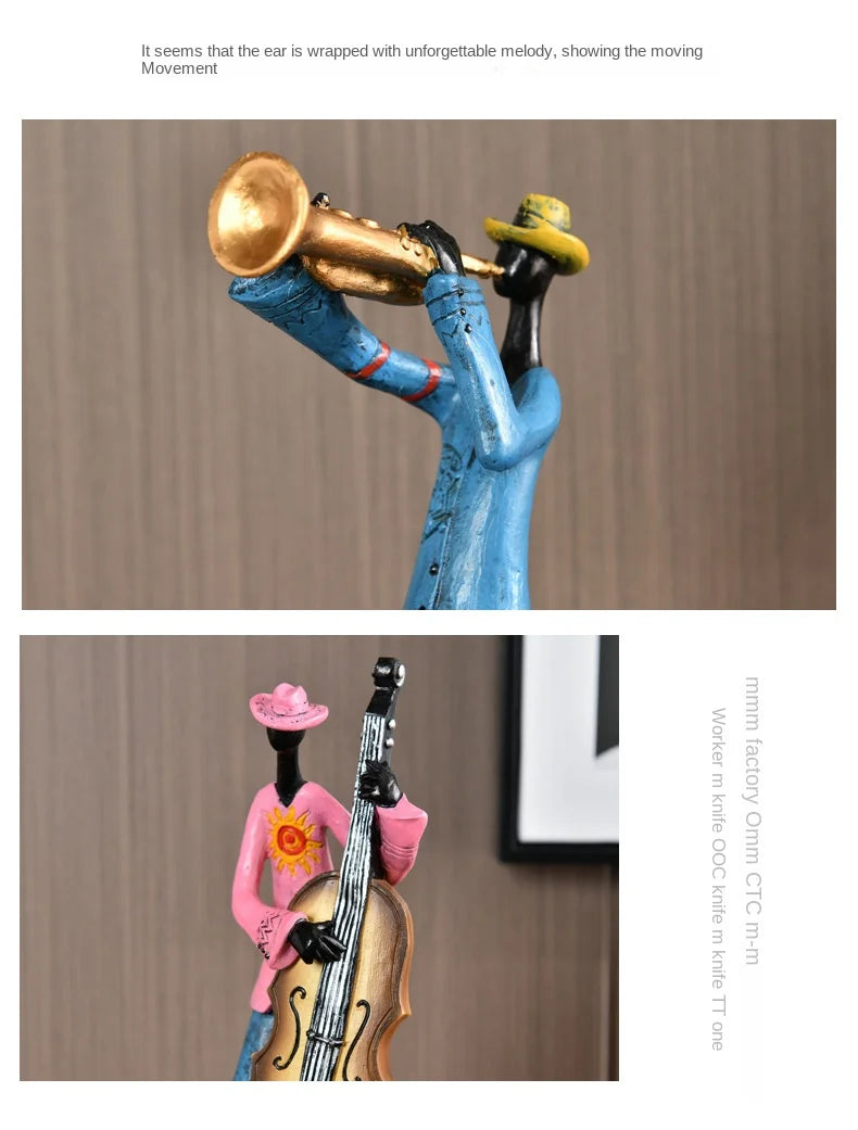 Kreatívna dekorácia kapely. Model hudobného nástroja.