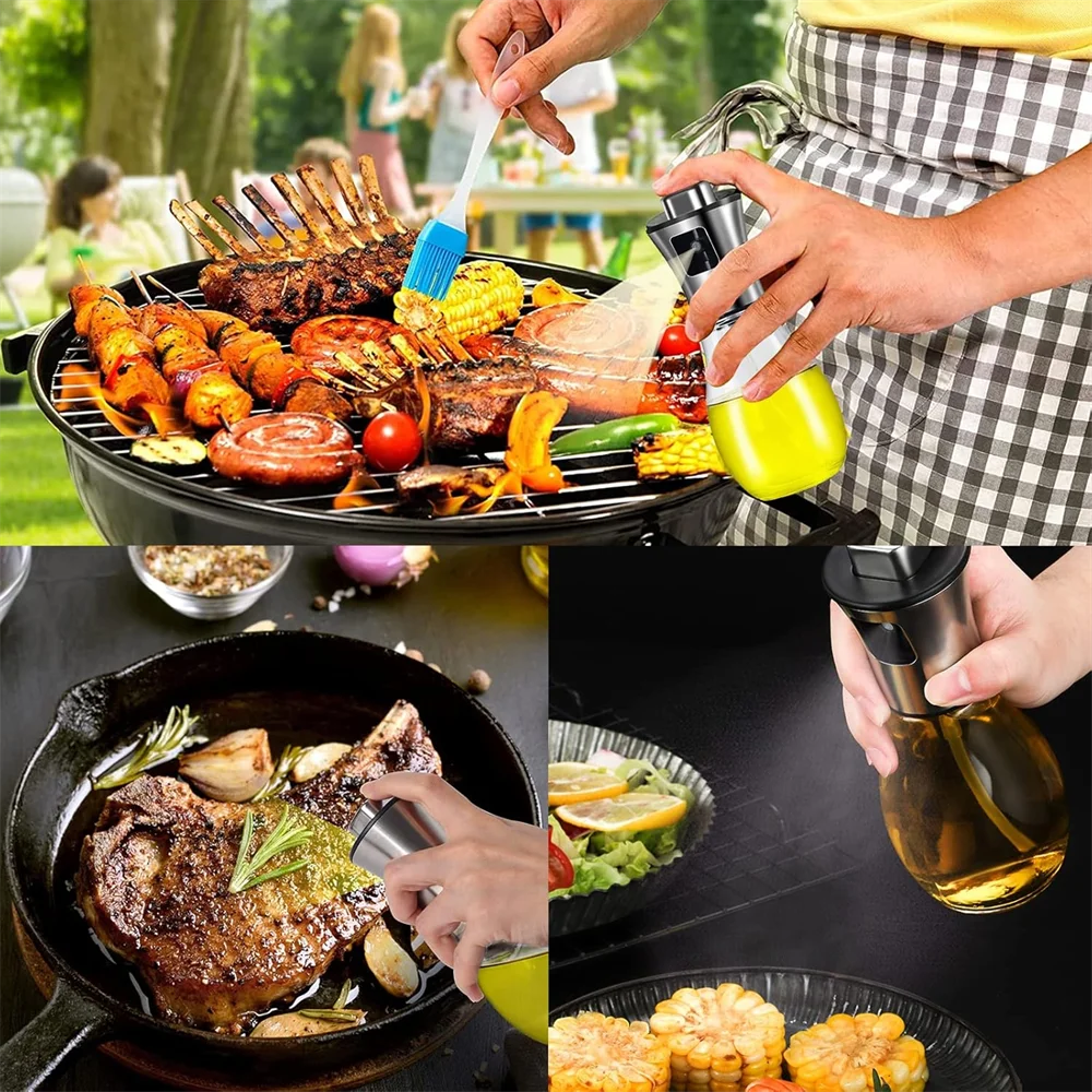 Olejarka, niezwykle precyzyjna butelka z rozpylaczem oleju