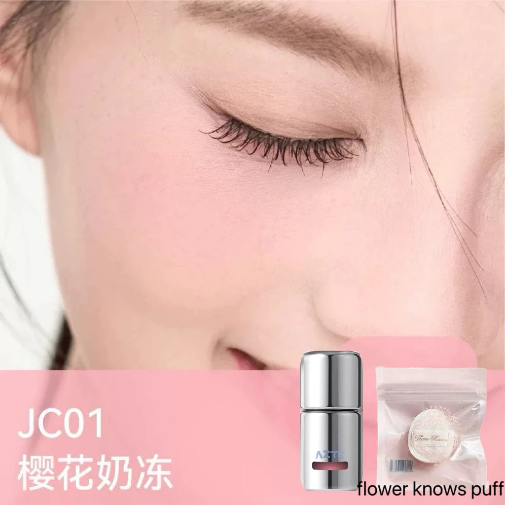 AZTK Płynny róż do policzków Jello Color Powder JC04 nawilżający.