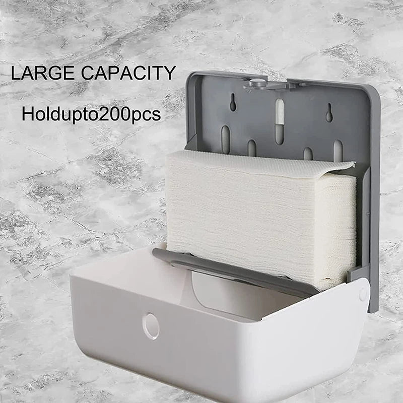 Neperforovaný dávkovač vreckoviek. Krabička na papierové vreckovky.