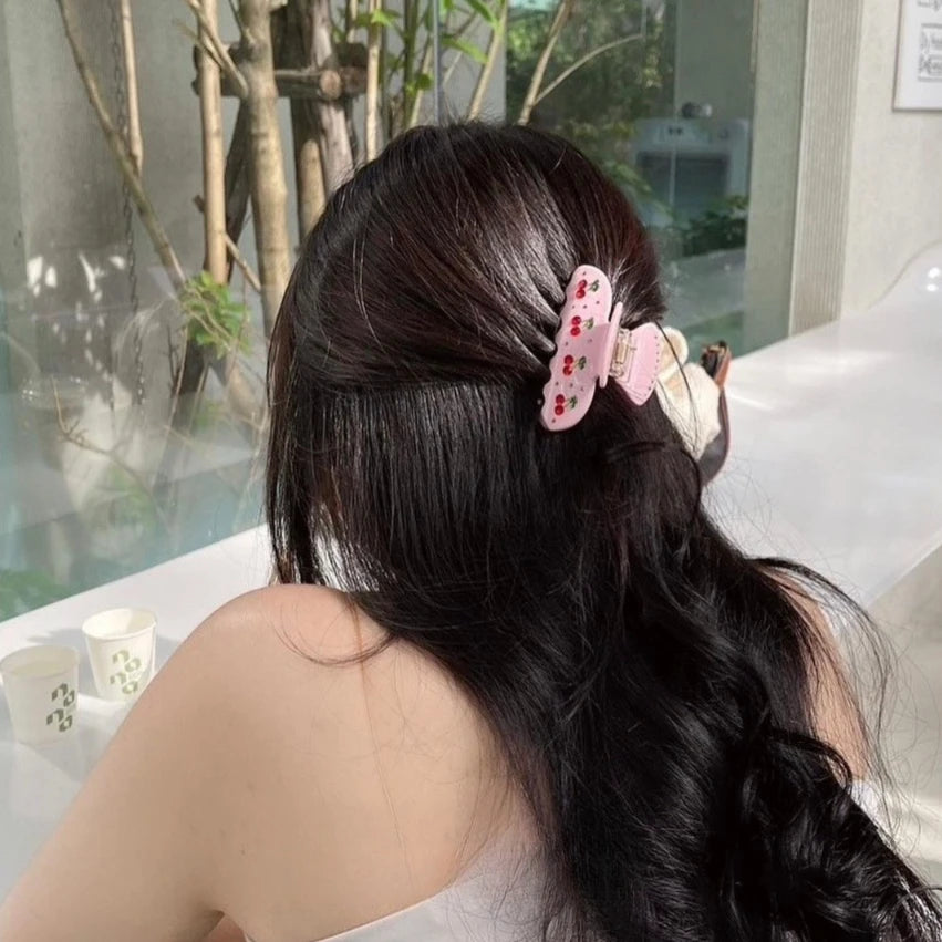 Spinki do włosów z wiśniami dla kobiet i dziewcząt.Różne modele