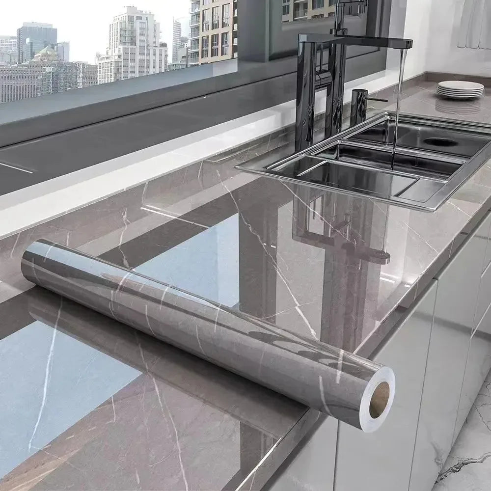 Marmurowa samoprzylepna tapeta winylowa wodoodporna