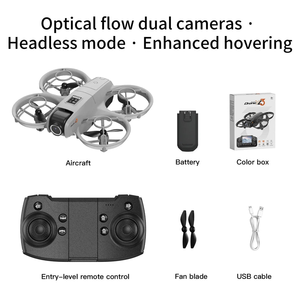Lenovo YL3 HD Dron z podwójną kamerą do fotografii lotniczej 5G WIFI Silnik bezszczotkowy Zdalne sterowanie Optyczny przepływ Hover UAV Zabawka