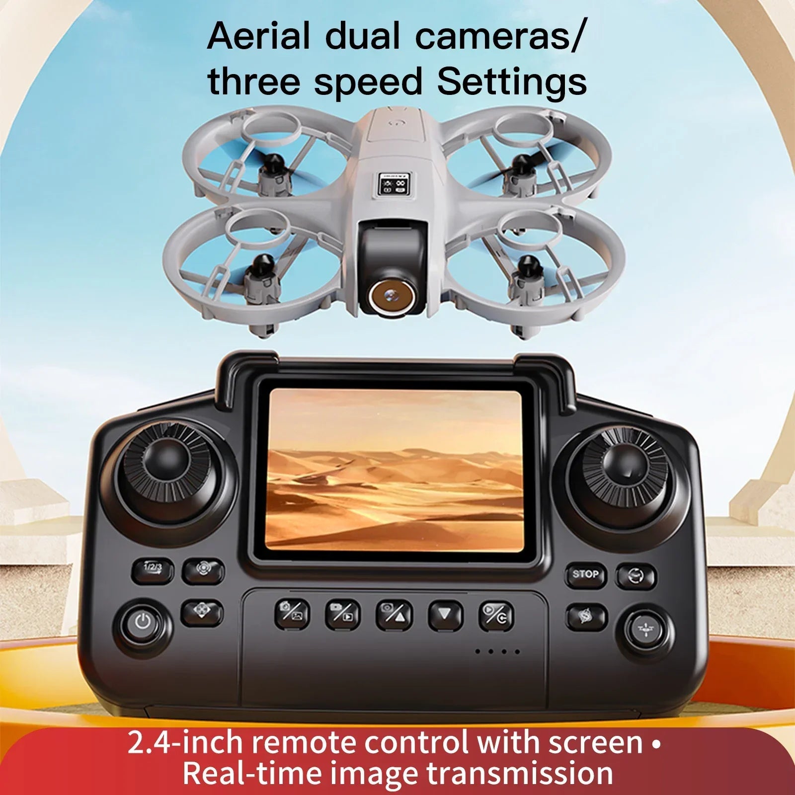 Lenovo YL3 HD Dron z podwójną kamerą do fotografii lotniczej 5G WIFI Silnik bezszczotkowy Zdalne sterowanie Optyczny przepływ Hover UAV Zabawka