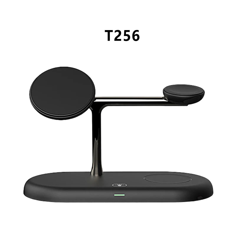 Bezprzewodowa ładowarka 3 w 1 dla iPhone'a 12/13/14/15/16/17 Szybka stacja ładująca dla Apple Watch 10 9 8 7 6 5 4 Airpods 2 3 Pro