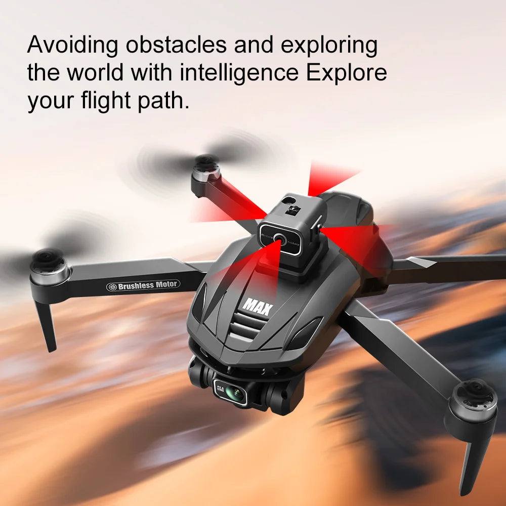 Pro MAX Dron GPS 8K Profesjonalna kamera HD 5G WIFI FPV 360° Unikanie przeszkód Bezszczotkowy Duży ekran.
