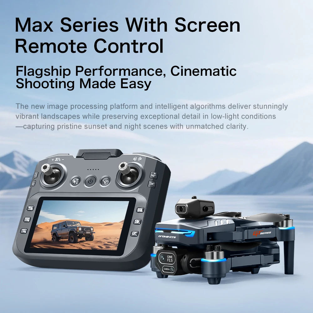 Xiaomi Mijia GT8 Drone 4K Profesjonalna kamera 8K Lotniczy FPV Unikanie przeszkód z dużym ekranem Pilot zdalnego sterowania Składany RC Dron