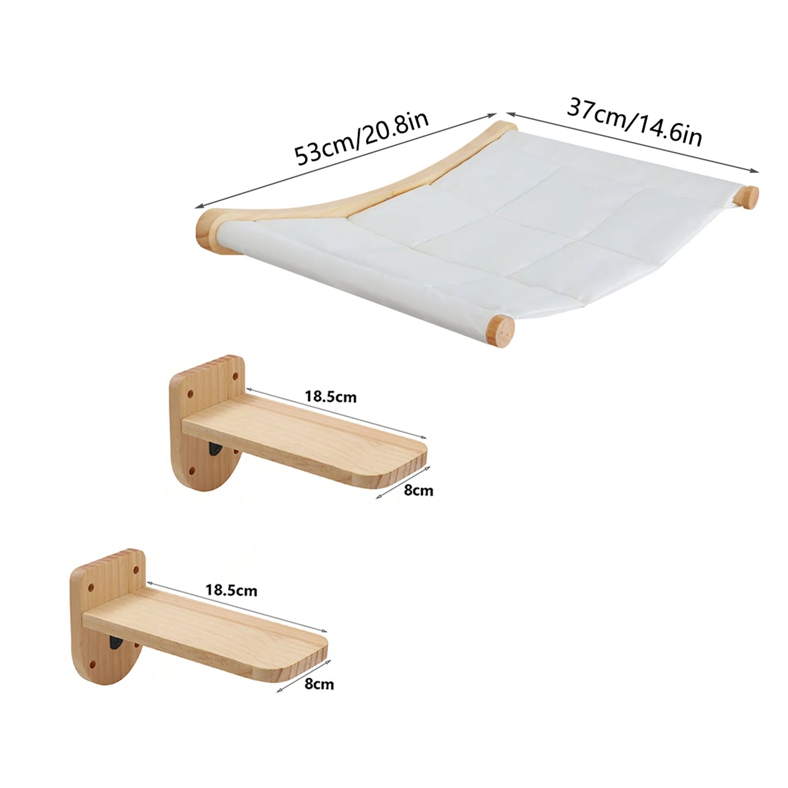 Półki do wspinania się dla kotów Hamak Drapak Legowisko.