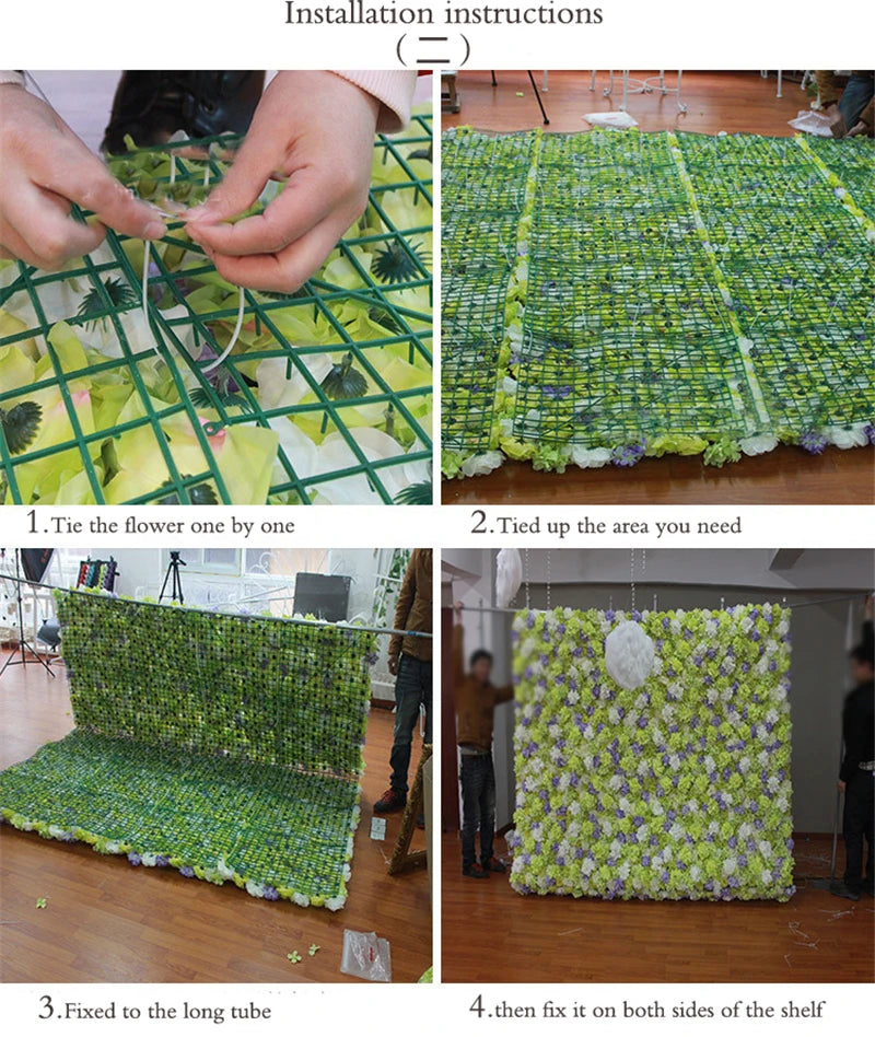 Różowy jedwabny panel z kwiatami różowymi jako sztuczne tło kwiatowe do dekoracji ślubnej.