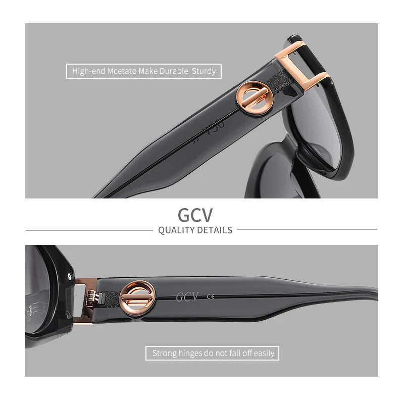 Okulary przeciwsłoneczne damskie GM Cat Eye. Awangardowe