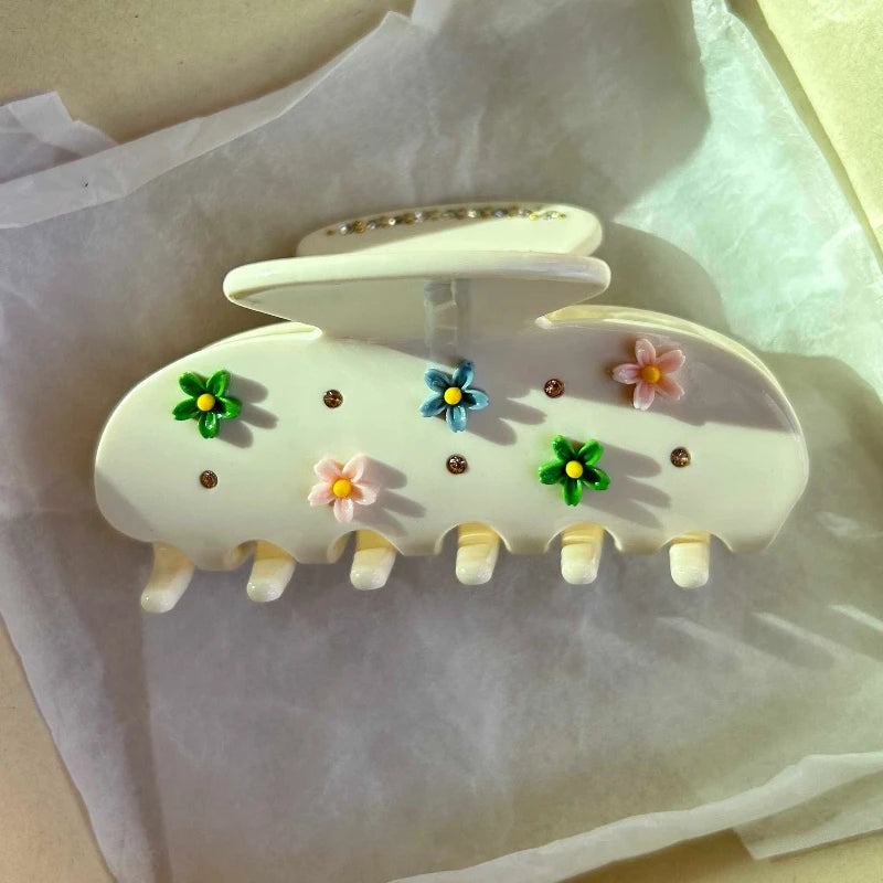 Spinka do włosów z kokardką dla kobiet i dziewcząt z octanu