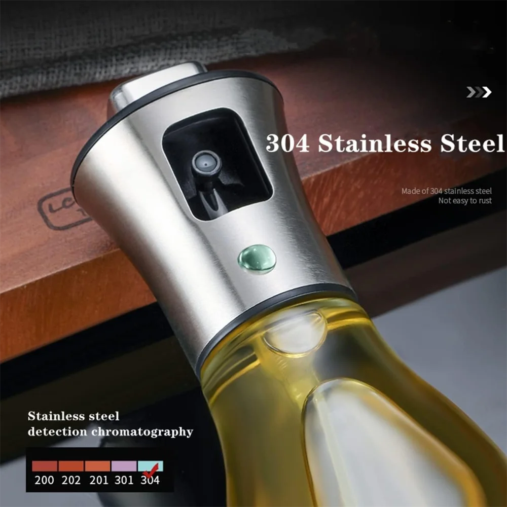 Olejarka, niezwykle precyzyjna butelka z rozpylaczem oleju