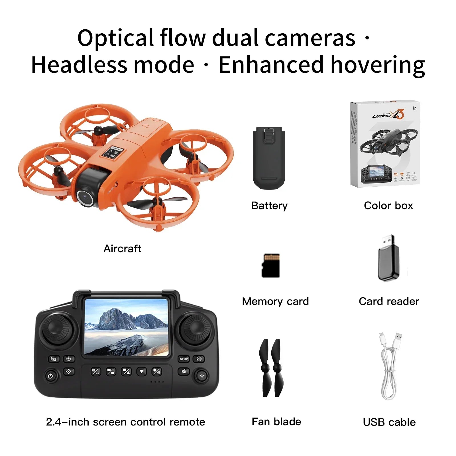 Lenovo YL3 HD Dron z podwójną kamerą do fotografii lotniczej 5G WIFI Silnik bezszczotkowy Zdalne sterowanie Optyczny przepływ Hover UAV Zabawka