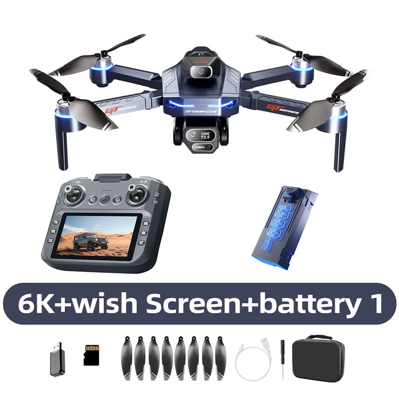 Xiaomi Mijia GT8 Drone 4K Profesjonalna kamera 8K Lotniczy FPV Unikanie przeszkód z dużym ekranem Pilot zdalnego sterowania Składany RC Dron