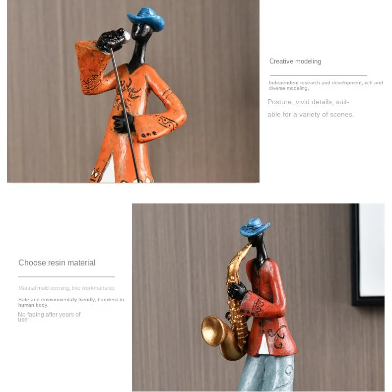 Kreatívna dekorácia kapely. Model hudobného nástroja.