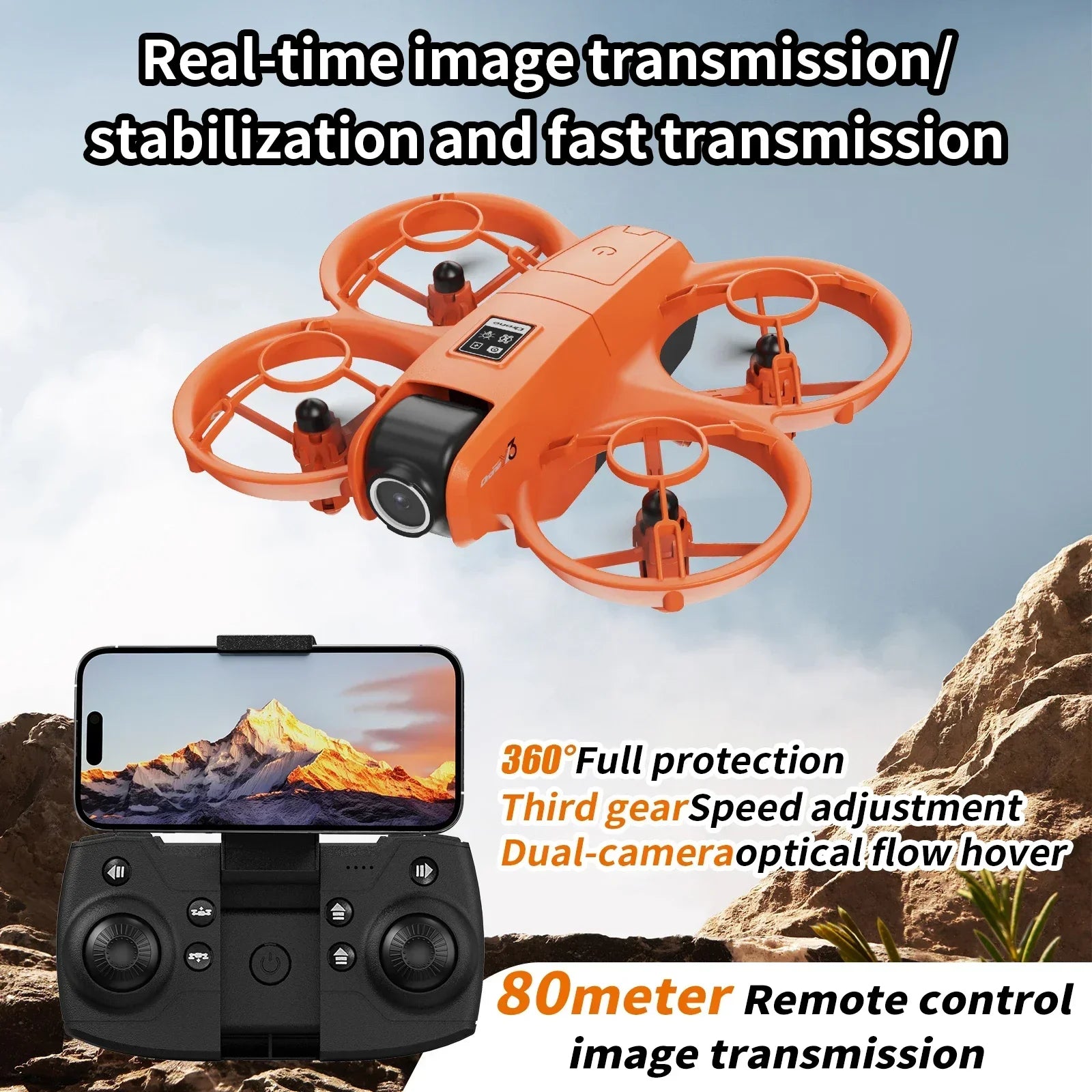 Lenovo YL3 HD Dron z podwójną kamerą do fotografii lotniczej 5G WIFI Silnik bezszczotkowy Zdalne sterowanie Optyczny przepływ Hover UAV Zabawka