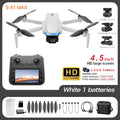 Nowy dron S-X1 MAX GPS z profesjonalną kamerą 4K, 3-osiowym gimbalem, bezszczotkowym silnikiem FPV i dużym ekranem zdalnego sterowania oraz składaną konstrukcją.