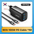 Ładowarka ASOMETECH GaN USB typu C 65 W 45 W PPS PD QC4.0 Szybka ładowarka do laptopów Macbook, tabletów iPad, iPhone'ów 16 i Samsung S23 Ultra