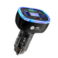 Ładowarka samochodowa UYUXIO USB C 6 w 1 z wyświetlaczem.