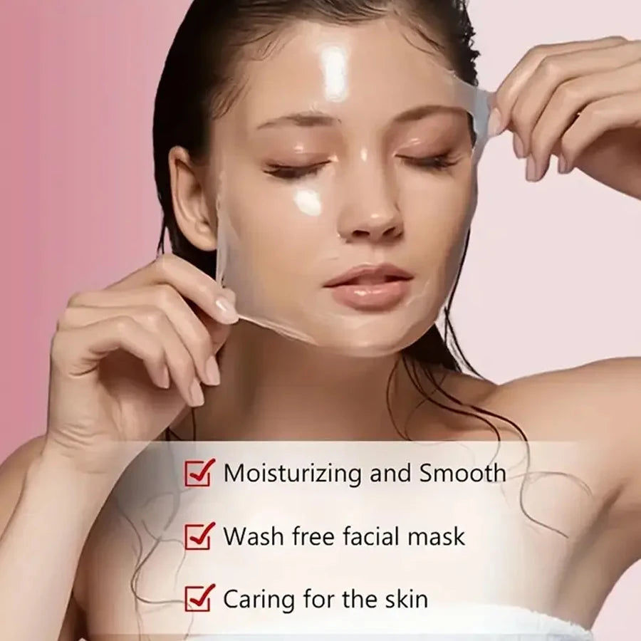 Maska kolagenowa do peelingu,biotyna-kolagen na dzień i na noc.