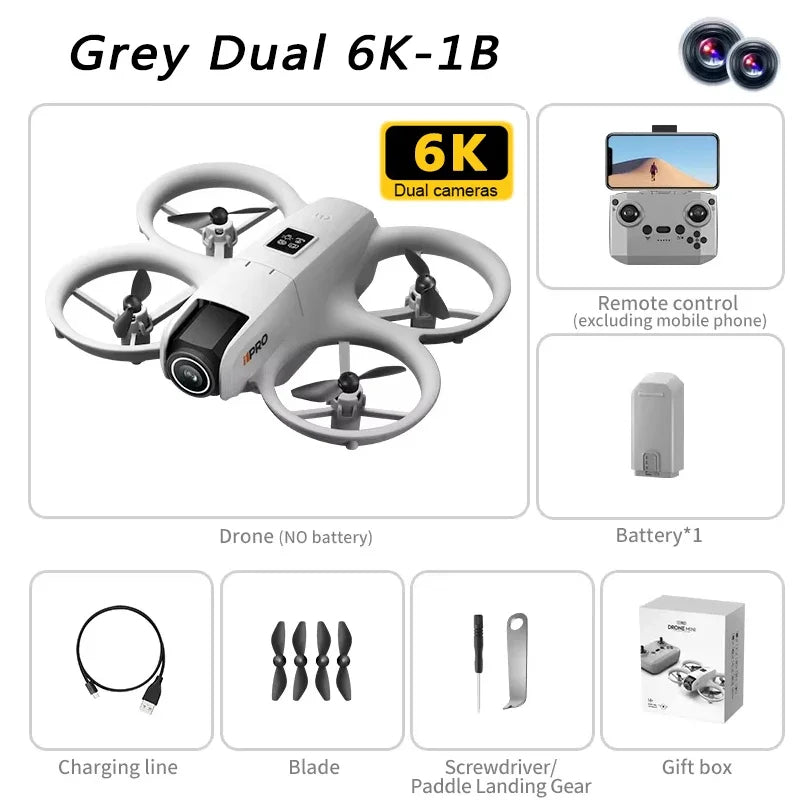 I1pro Drone Profesjonalna kamera 8k Drone 5g Wifi Fpv Uav z ekranem Pilot zdalnego sterowania Rc Dron Unikanie Quadcopter powietrzny