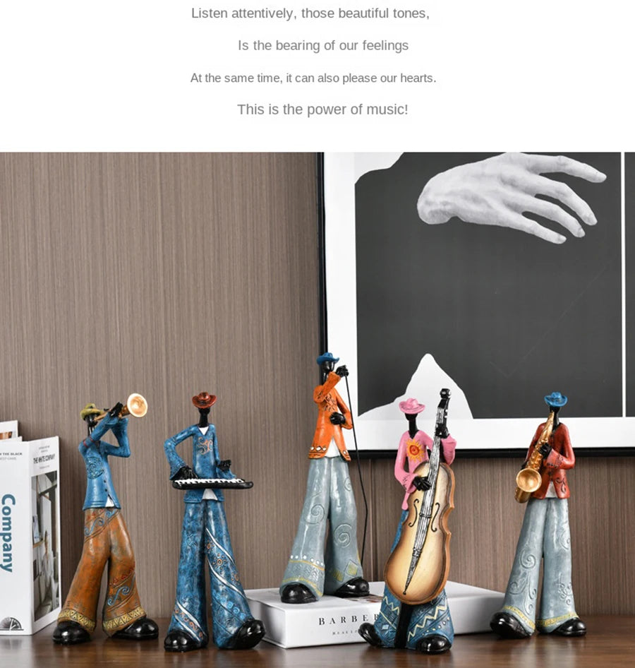 Kreatívna dekorácia kapely. Model hudobného nástroja.