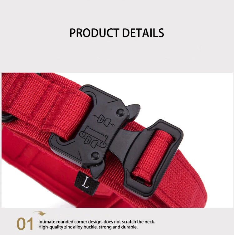 Zestaw obroży i smyczy dla psa Materiał nylonowy , Odblaskowa.