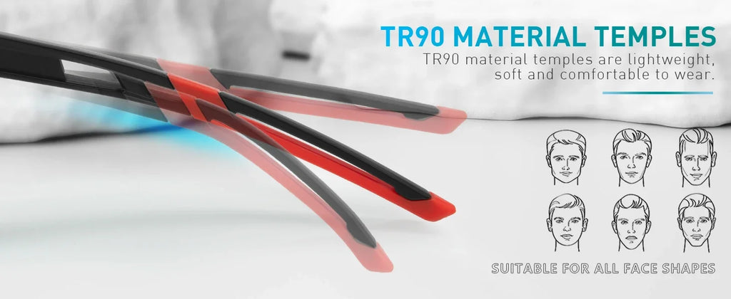 Okulary rowerowe KAPVOE fotochromowe UV400. Szosowe.