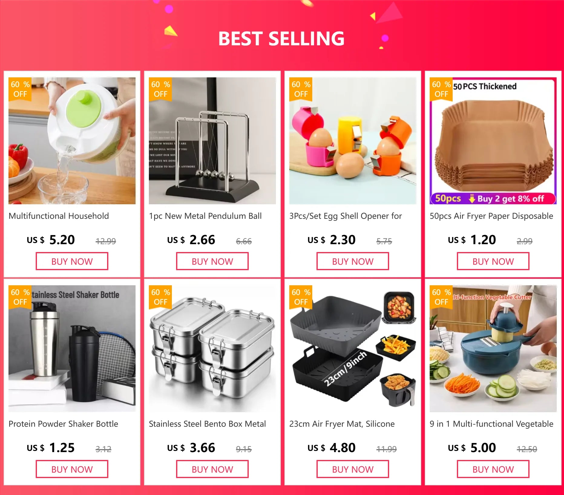 Wielofunkcyjna ręczna suszarka do warzyw - wirówka do sałatek.