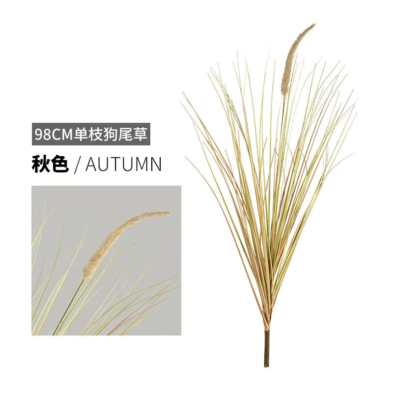 Nowe sztuczne rośliny 98 cm, 2 sztuki, zielona trawa